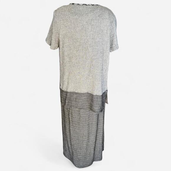 Vintage Carole Little 2pc Maxi Dress Set - Size 14 - Art Teacher Lagencore MCM - Picture 4 of 8